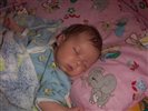 Спит наша малышка, Ксеня-шалунишка
