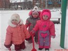 Три подружки и первый снег.