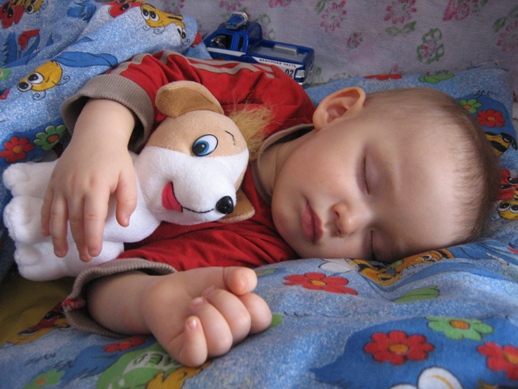 Тимурик спит