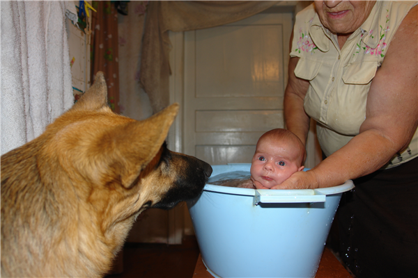 Даша и её верный пес!!