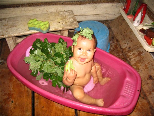 Элиночка в баньке