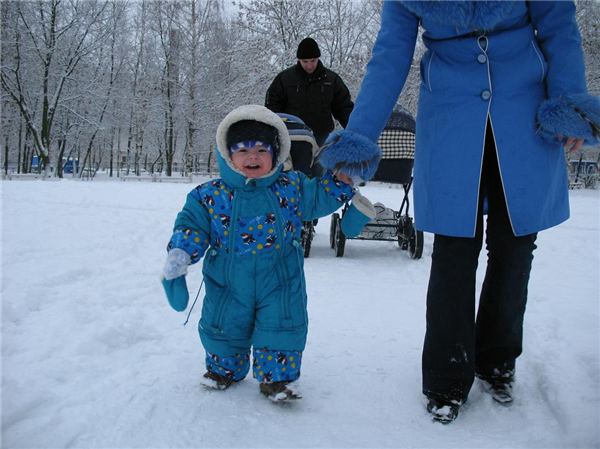 Прогулка в зимнем парке