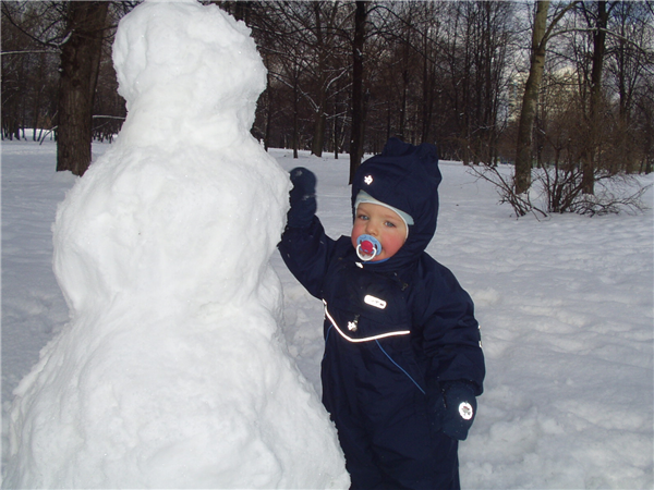 Снеговик и Максимка