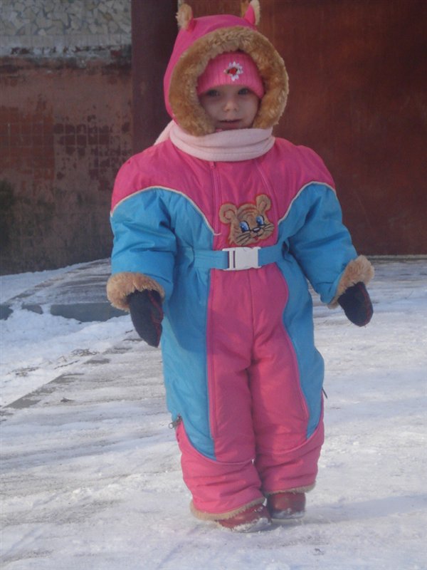 Зимняя фотомодель