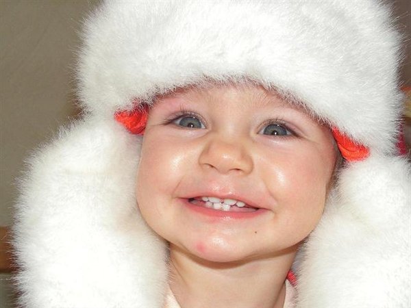 Белая и пушистая!!