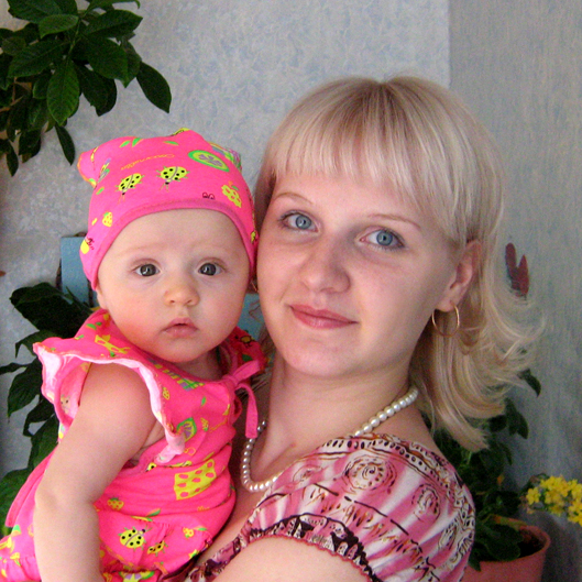 Лилия и мама