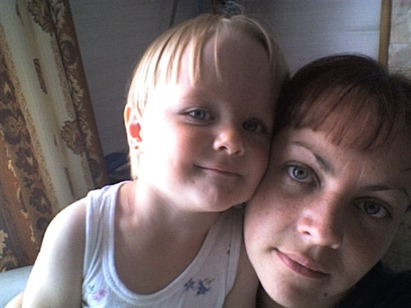 Яночка и мама