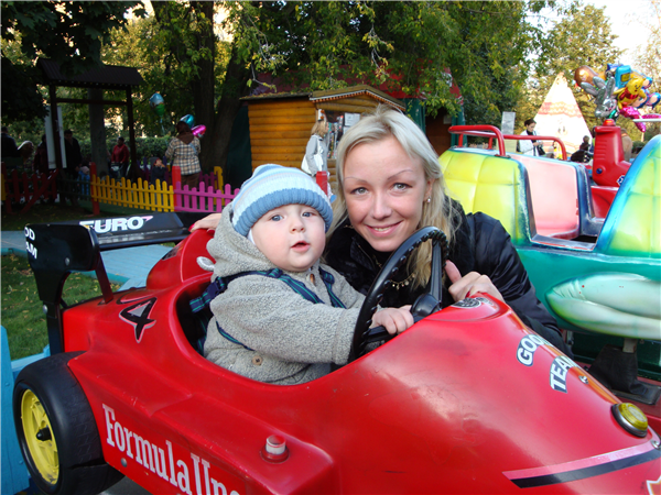 учимся водить:-)