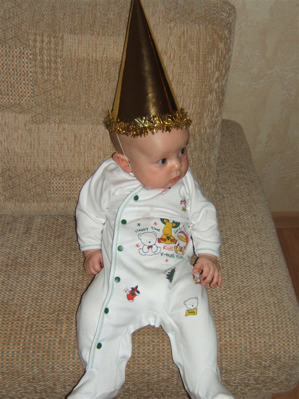 Первый Новый Год для нашего гномика