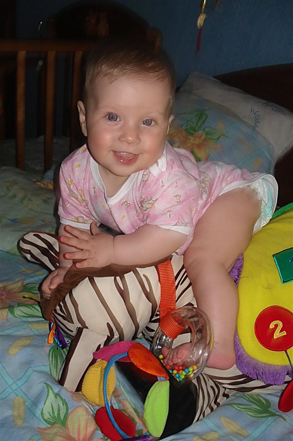 я прыгаю через коня