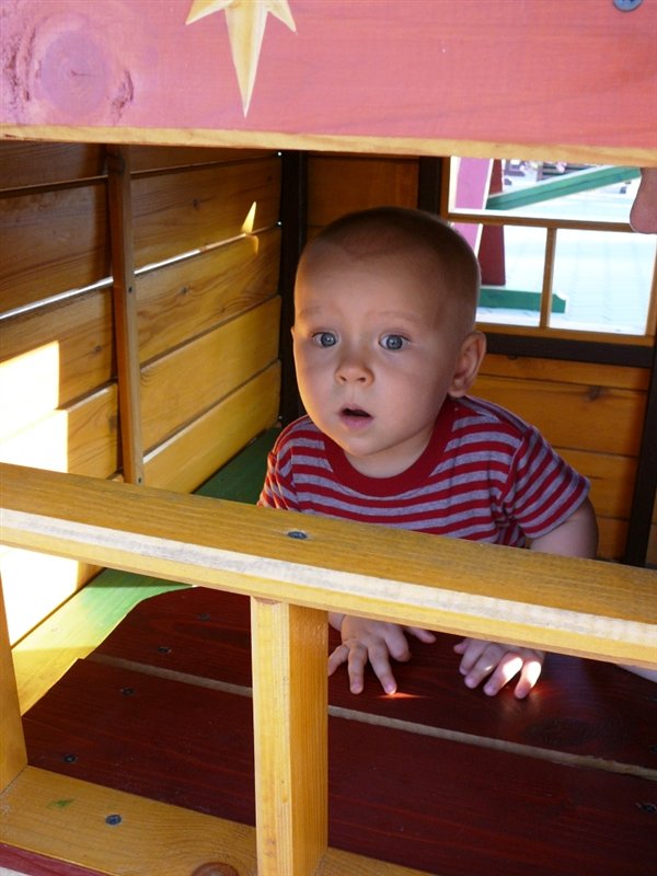 Дай-ка выгляну в окошко, может кто-то даст горошка?