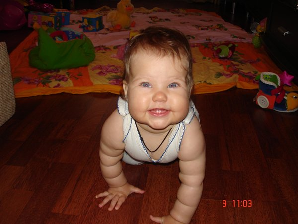 К маме я ползу с улыбкой