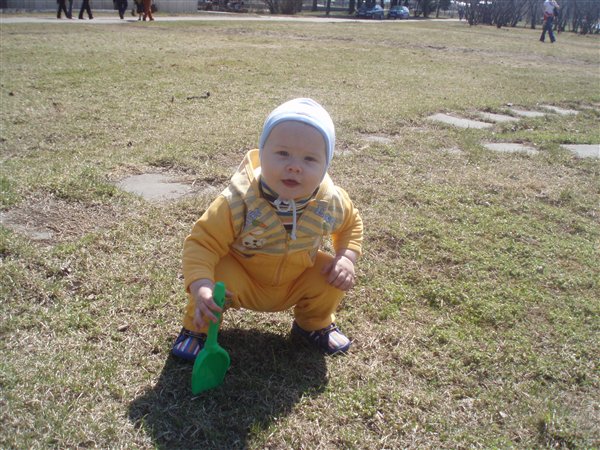 Мы копали, мы копали - наши пальчики устали