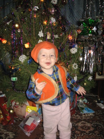 новогодний бельчонок