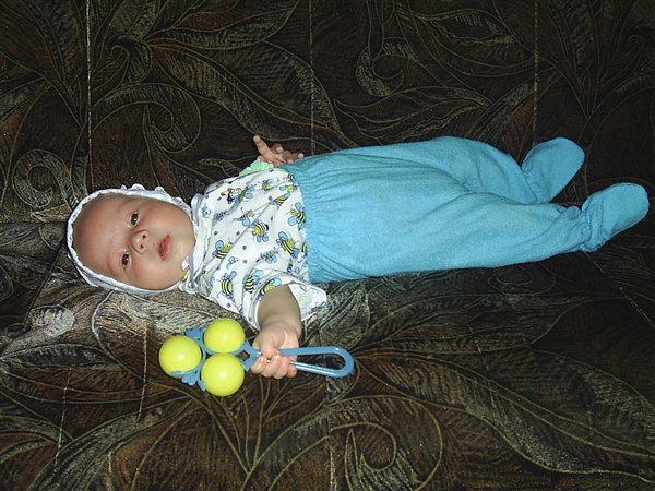 погремушку я держу, всем ее я покажу!