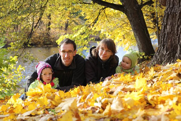 В осеннем парке